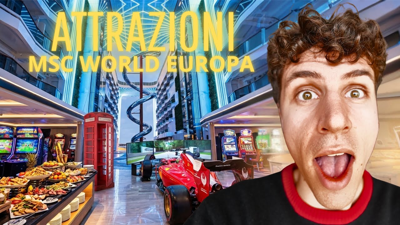 COSA FARE SU UNA NAVE DA CROCIERA | Le MIGLIORI Attrazioni (e un bar segreto)