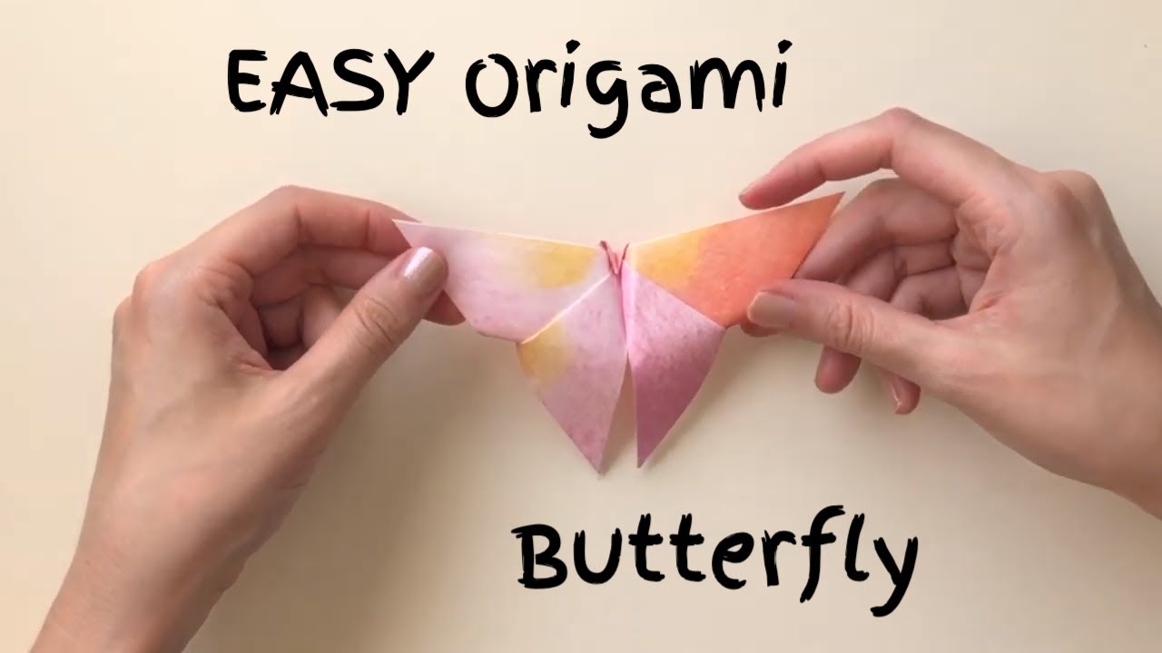 How to make an origami butterfly