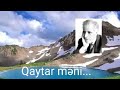 Məmməd Araz. Dünənimə qaytar məni