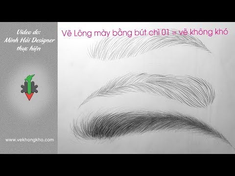 Video: Cách vẽ lông mày bằng bút chì: hướng dẫn