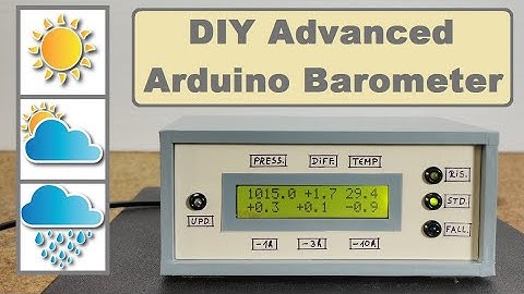 DIY Advanced Arduino Barometer