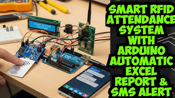 Smart RFID Attendance System with Arduino | Automatic Excel Report & SMS Alert