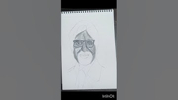 Amitabh Bachchan portrait part 1 #shorts #viral #viralshort #portrait #sketch  #amitabhbachchan