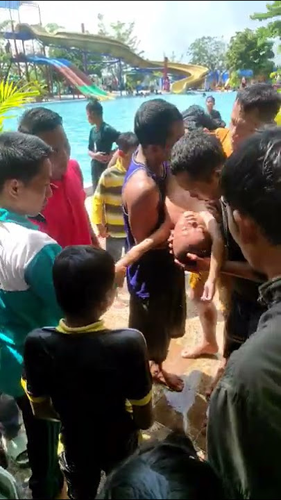 Anak Kecil Tenggelam di waterboom selamat