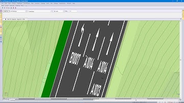 CIVIL DESIGNER software - Road Markings