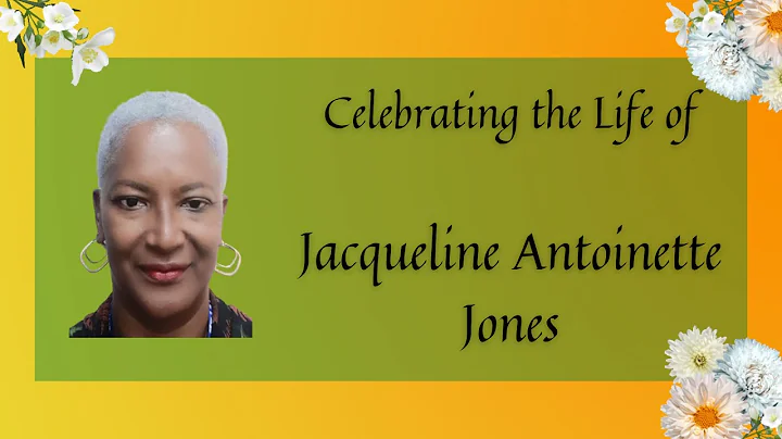 Jacqueline Jones -  Service of Thanksgiving