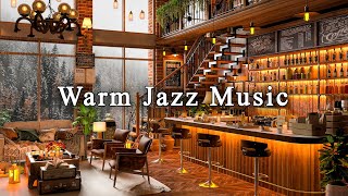 Stress Relief with Jazz Relaxing Music ☕ Cozy Coffee Shop Ambience ~ Smooth Jazz Instrumental Music