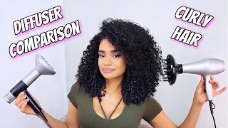 How I Diffuse My Curly Hair + Hair Dryer Comparison! Which Works Better?