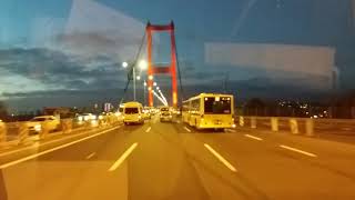 جسر البوسفور ليلا - منظر رائع - اسطنبول Bosphorus  at night