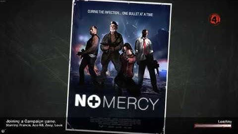 LEFT 4 DEAD: No Mercy, Part 1 (no commentary)