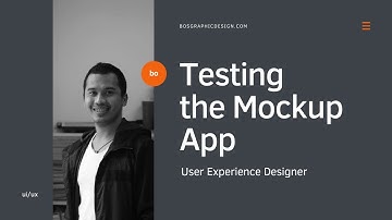 Mockup Testing | Product Designer | UX Designer