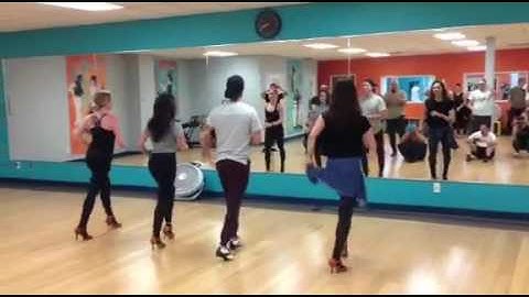 On2 Salsa Footwork break down with counts