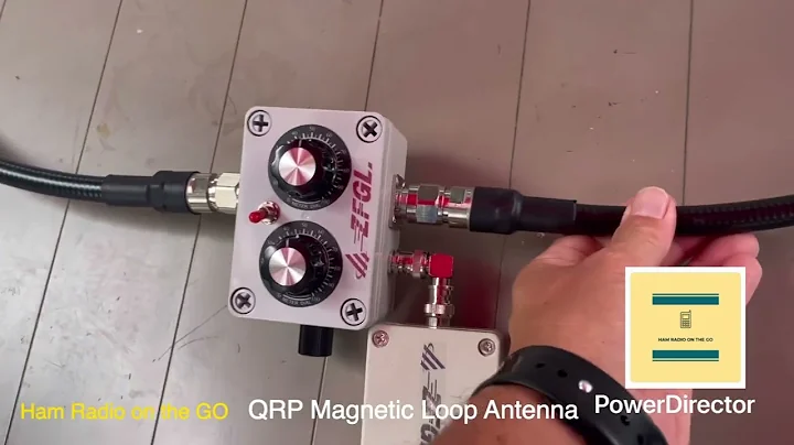 Unboxing & Assembly of a budget ZFGL QRP Magnetic Loop Antenna for HF. #hamradio #qrp #antenna 
