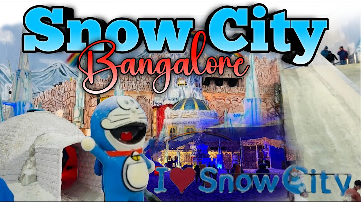 Snow City Bangalore లో Full Masti❄️|Must Visit Place in Bengaluru | #SnowCityBangalore#familyvlog