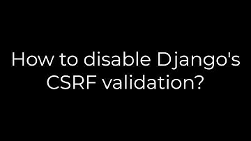Python :How to disable Django