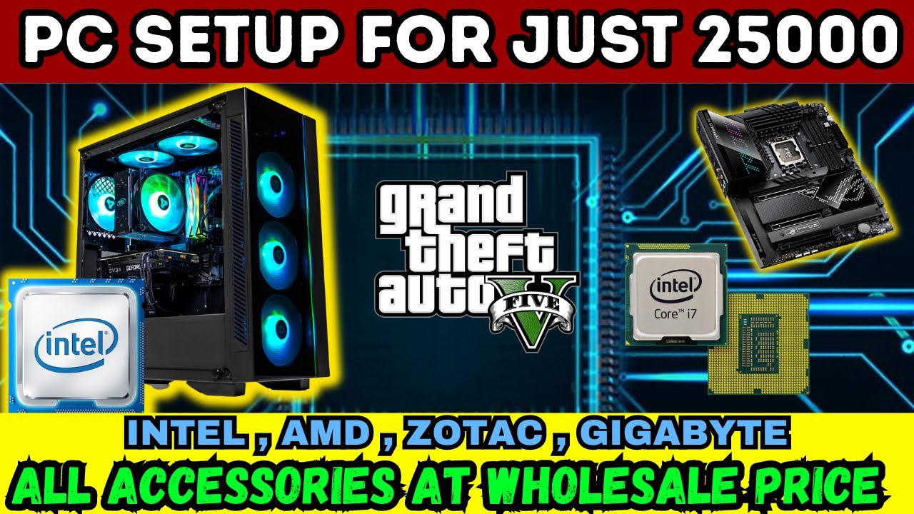 💥🤯Budget PC Build For Just ₹25000 | Gaming pc setup | All accessories ...