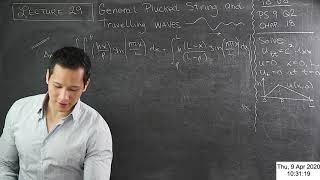 MA20223 Vectors & PDEs Lecture 29: D'Alembert's solution of the wave equation I