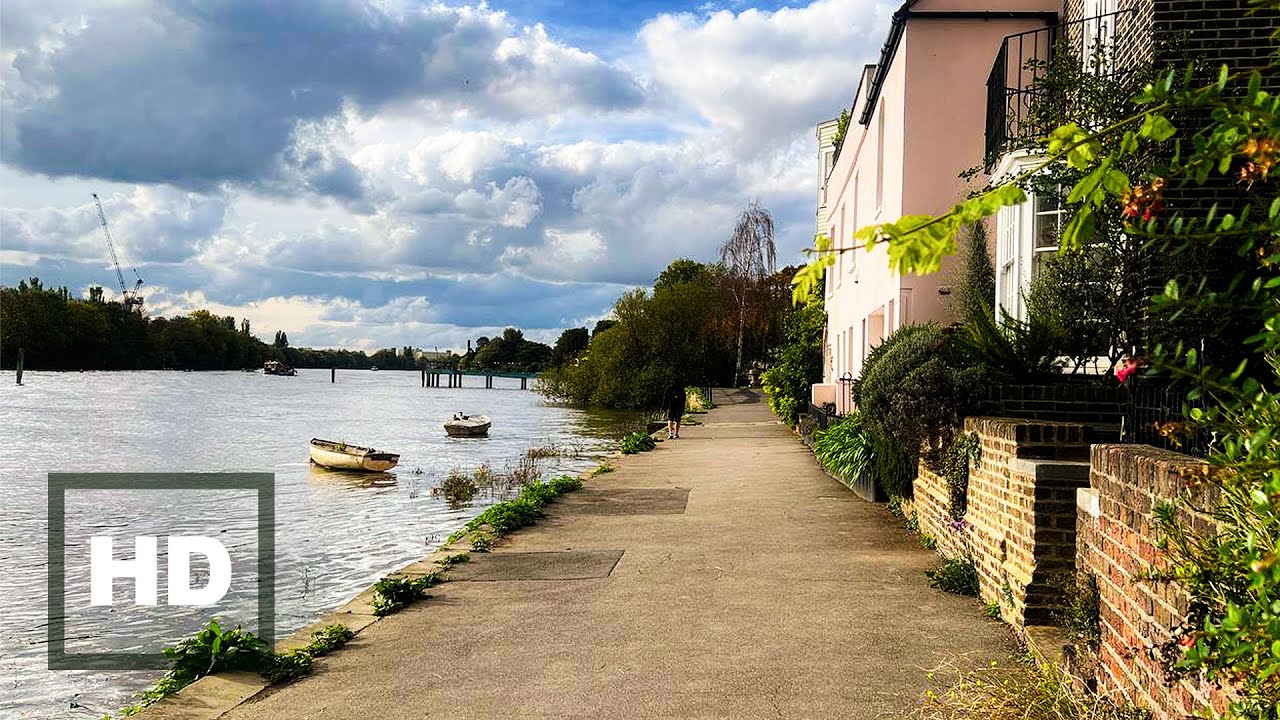🍃 Walking Along Kew Bridge – Peaceful London Riverside ASMR