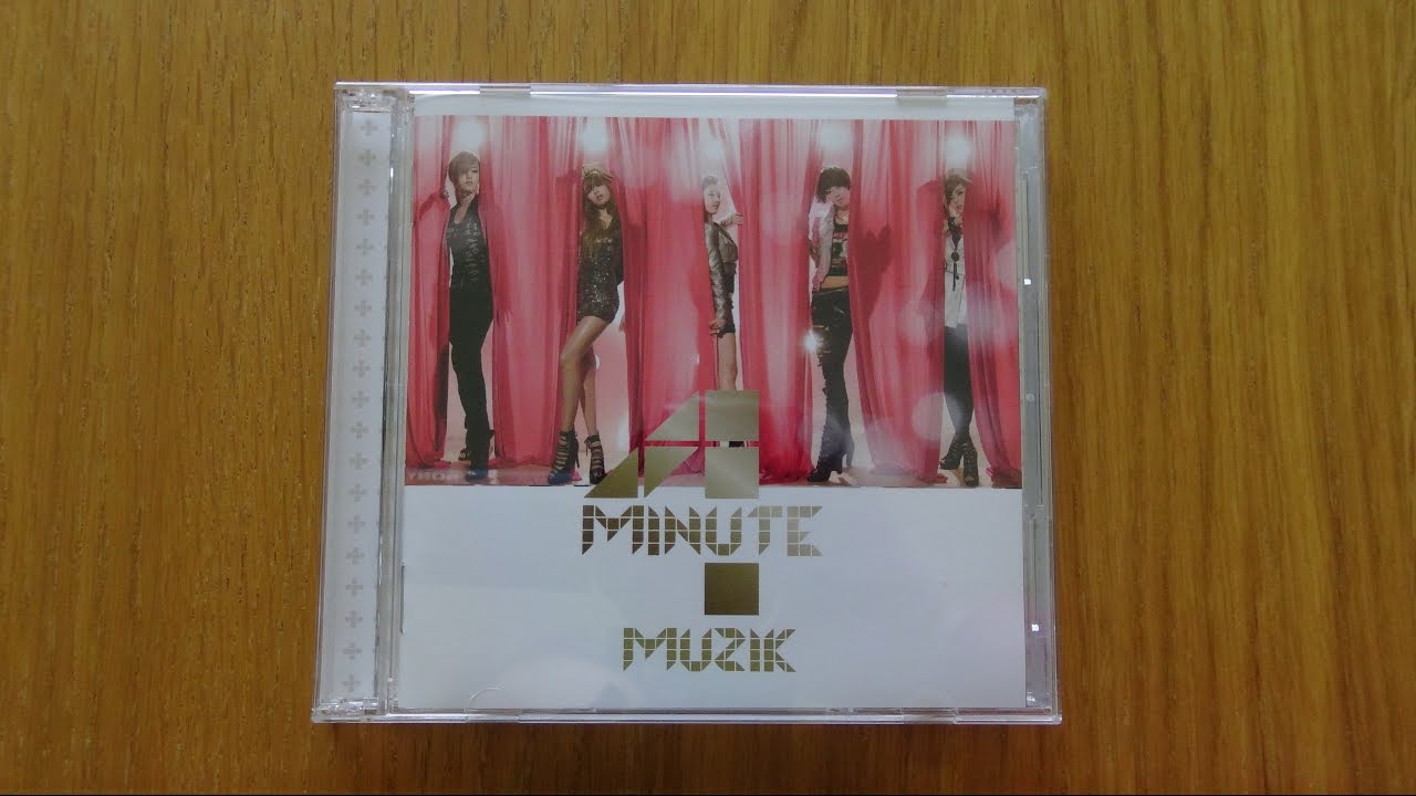 Unboxing 4Minute 1st Japanese Single Muzik [Type B (CD+DVD