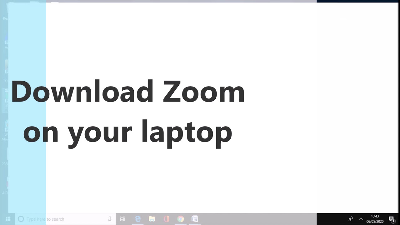 download zoom on laptop