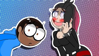 My Big Tiddy Goth GF Experience - Animated Story Feat DevonteTheOne