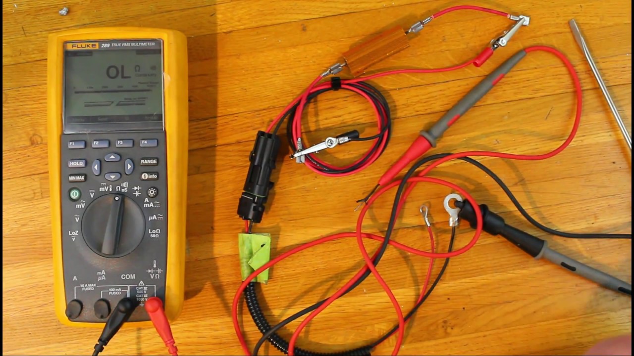 Checking for continuity with a multimeter. YouTube