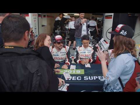 TOYOTA GAZOO Racing WEC 2018-19 ROUND2 24 hours of Le Mans : Autograph Session