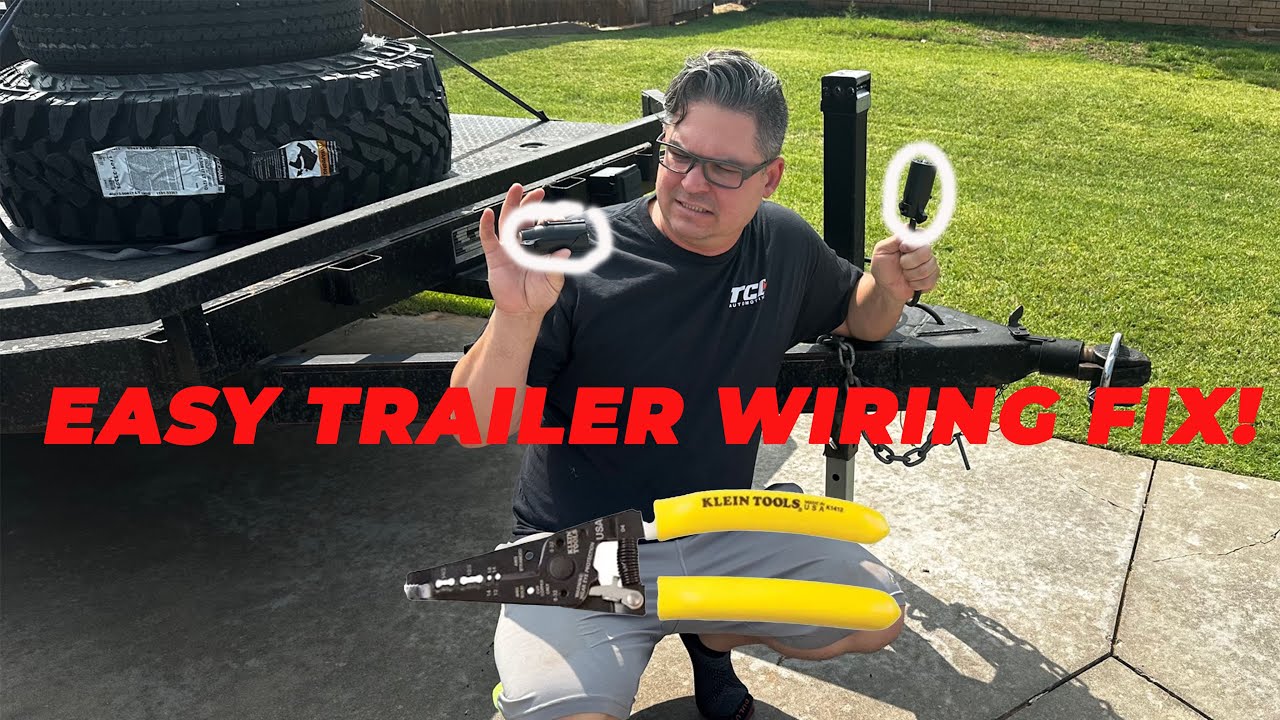How to Fix a Broken Trailer Plug - Quick and Easy DIY Wiring Repair!