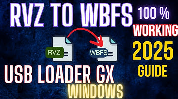Convert RVZ to WBFS Nintendo | USB GX Loader