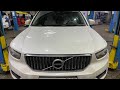 Volvo XC40 Service oil reset/Сброс напоминания прохождения ТО