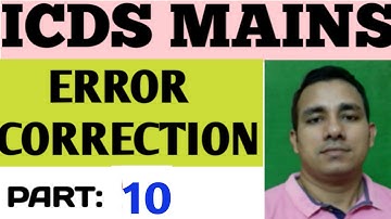 Error correction for icds