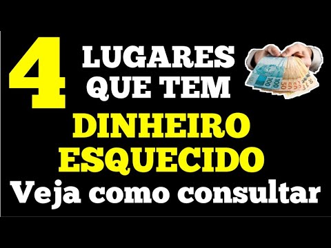 Consulta a DINHEIRO ESQUECIDO em bancos volta a funcionar, NOVO SITE CONSULTAR dinheiro esquecido