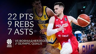 Mateusz Ponitka 22 pts 9 rebs 7 asts vs Bosnia Herzegovina Olympic Qualis