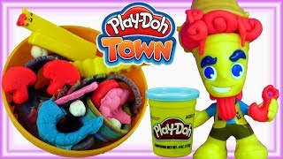 Play Doh Town & Kuchnia & Num Noms • Kolorowy Makaron • Gotowanie • kreatywne zabawy screenshot 4