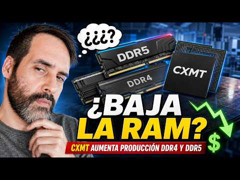 Miniatura del vídeo de ANDO TV: CXMT fabricará más DDR4 y DDR5: ¿bajará la RAM? | 5 noticias de hardware 29/07/2026