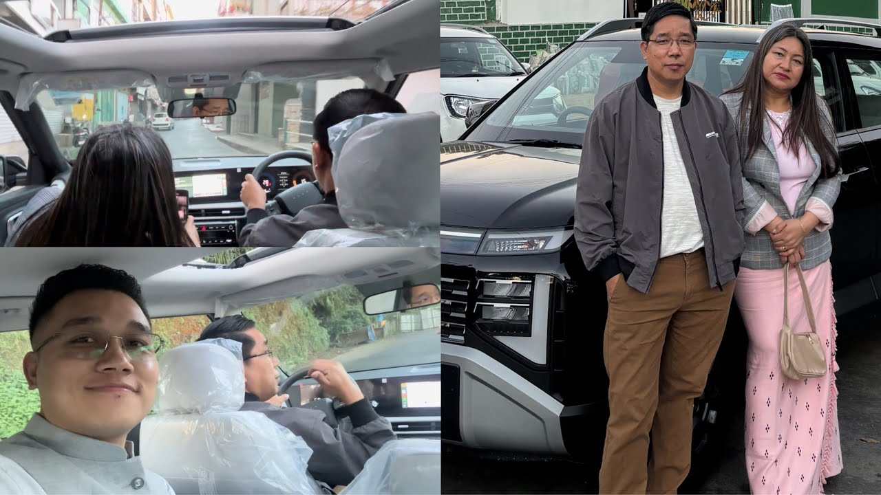 Ka Car thar ah ka Nu leh Pa te nen kan ride😁A nuam khawp mai🔥(Jaz Hmar Vlog)