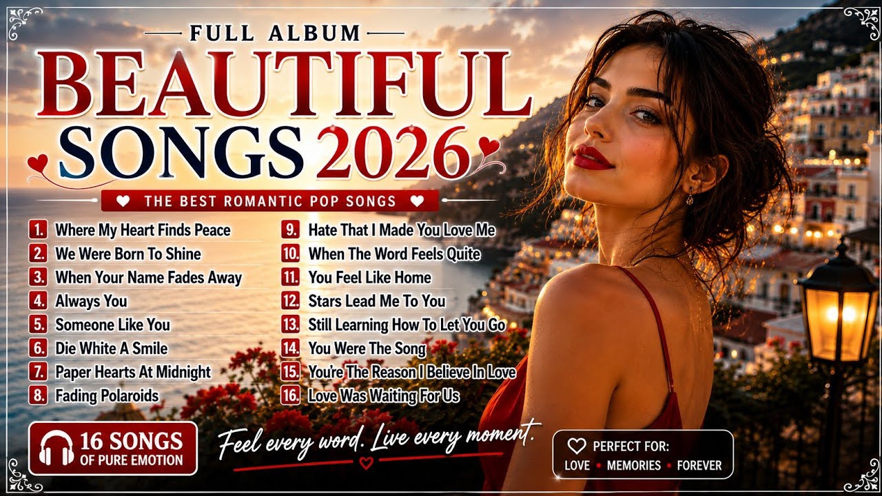 Beautiful Songs 2026 💞 | 16 Emotional Pop Ballads About Love, Hope & Forever | Full Album