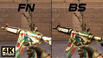 CSGO M4A4 | Eye of Horus - Skin showcase all floats [4K60FPS]