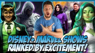 All 13 Disney+ Marvel Shows Ranked by Excitement! (Disney Investor Day)