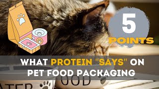 Cracking the Code: Decoding Protein Information on Pet Food Labels - 5 Points! by Meow Moments 9 views 10 months ago 7 minutes, 43 seconds