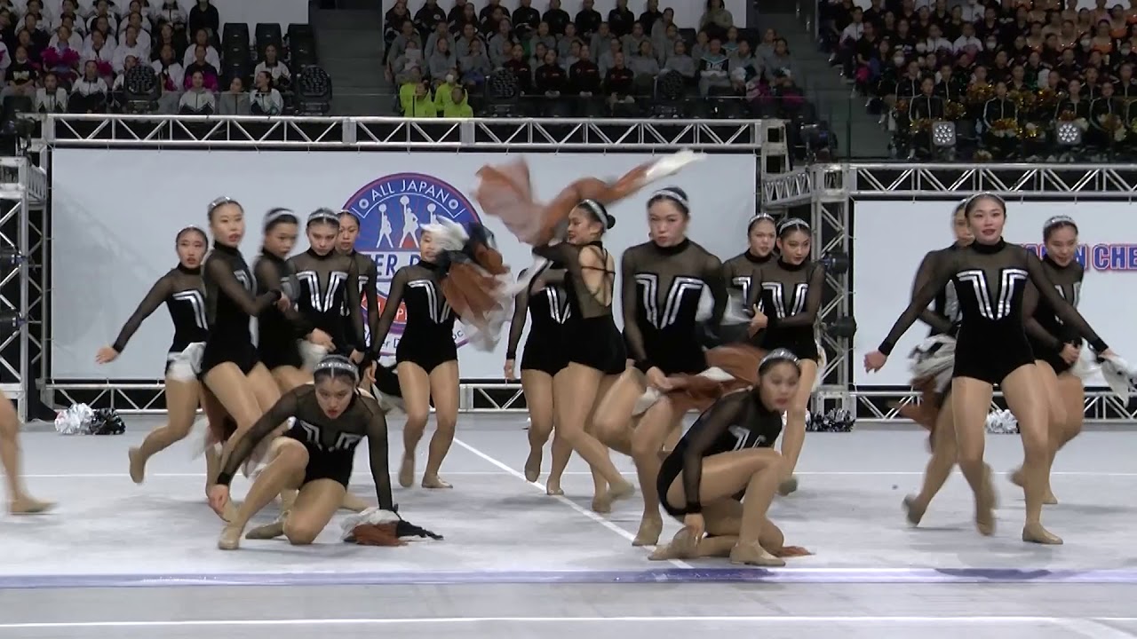 cheer 札幌 tokubetsu 【黒】 Fukui Commercial High School cheer leader club JETS in ALL JAPAN