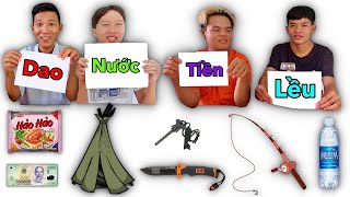 Trận Chiến Bốc Thăm Cắm Trại Sinh Tồn Trong Rừng Cây Dương - Camp Survival Battle