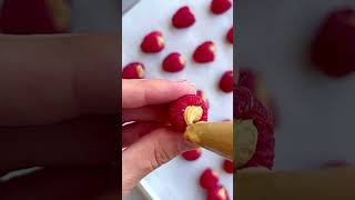 Stuffed Raspberry Bites https://lifemadesweeter.com/stuffed-raspberries/