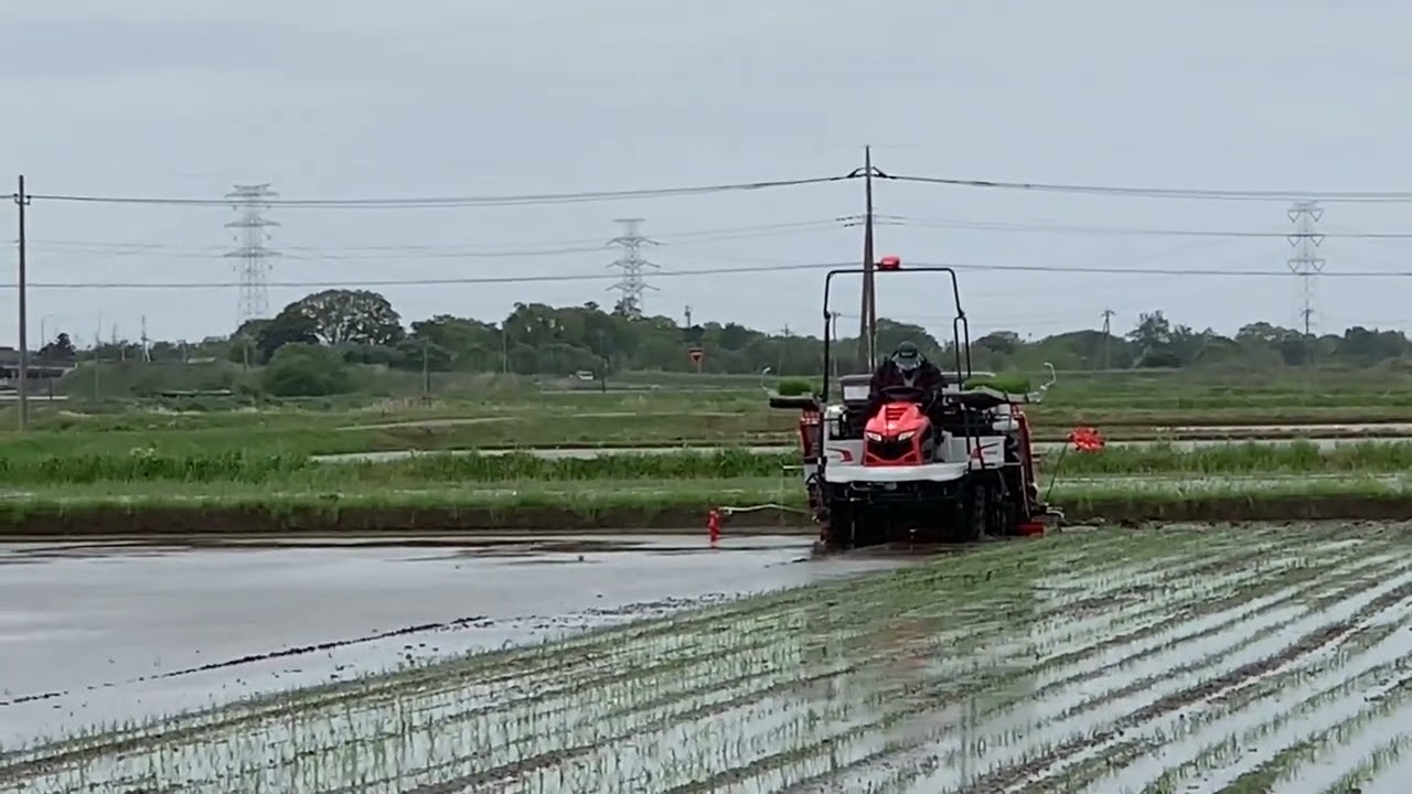 クボタ乗用田植え機NW6（C仕様） - YouTube