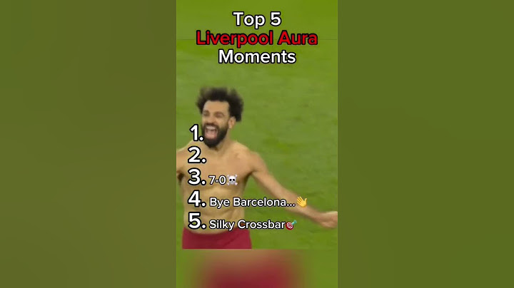 Top 5 Liverpool aura moments in football 13!