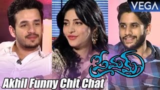 akhil funny interviews naga chaitanya and sruthi hassan about premam movie