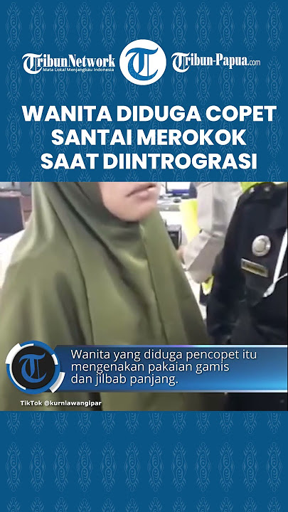 Heboh di Media Sosial, Wanita Diduga Copet di Masjid Al Jabbar, Santai Merokok saat Ditangkap!
