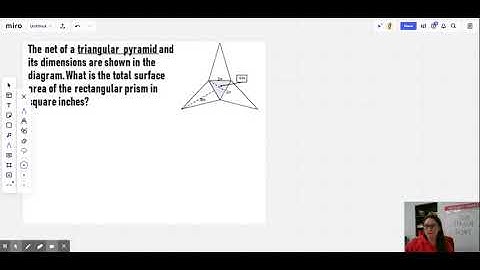 Total Surface Area of a Triangular Pyramid