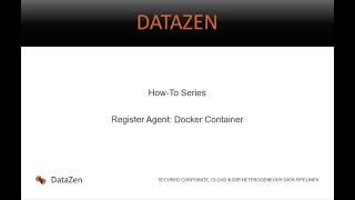 Register Agent Docker