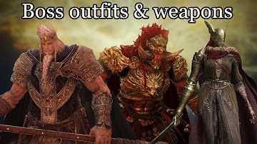 Elden Ring Boss Gear Explained: Armors & Weapons